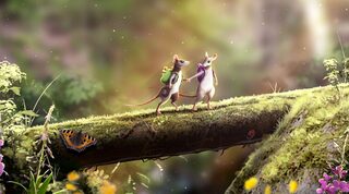 Small mice explore a fantasy world in Hela