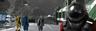 Space Engineers construction game artwork