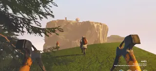 Sunset Summit multiplayer climbing gameplay on floating islands