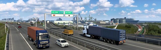 Euro Truck Simulator 2 official truck driving screenshot