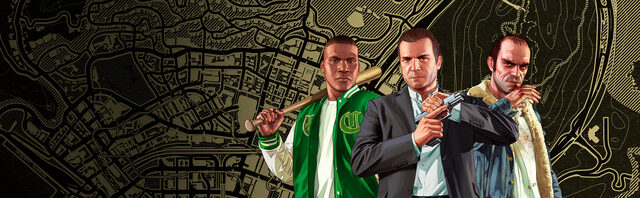 Grand Theft Auto V official Rockstar Games artwork