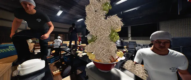 Japanese Ramen Simulator restaurant gameplay scene