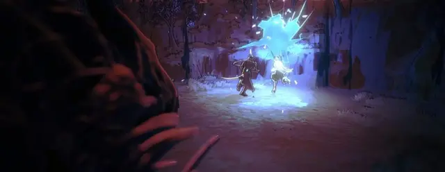 Shape of Dreams action roguelike battle scene