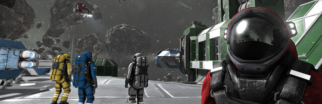 Space Engineers construction game artwork