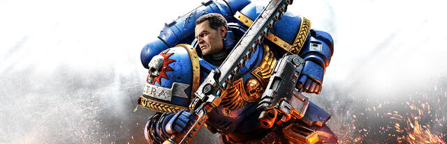 Warhammer Space Marine 2 combat artwork