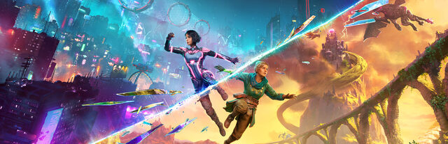 Split Fiction cooperative action adventure artwork