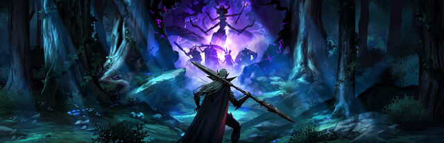 V Rising vampire castle survival artwork