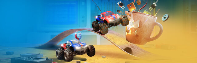 WheelMates miniature remote control car puzzle artwork